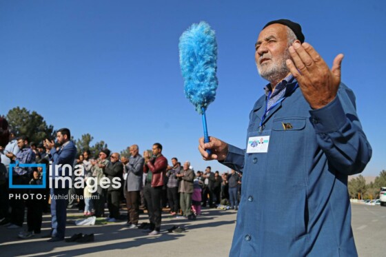اقامه نماز باران در بجنورد