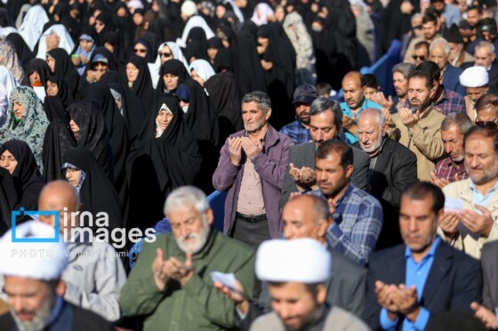 اقامه نماز باران در بجنورد