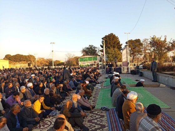 اقامه نماز باران در قزوین