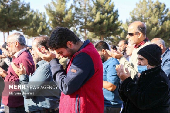 اقامه نماز باران در بجنورد