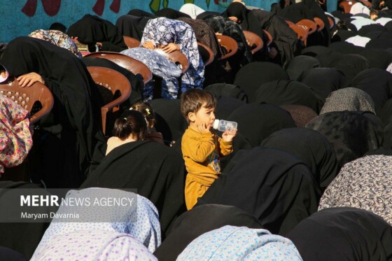 اقامه نماز باران در بجنورد