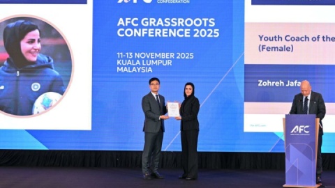 جعفری مربی زن جوان سال ۲۰۲۵ فوتبال آسیا شد