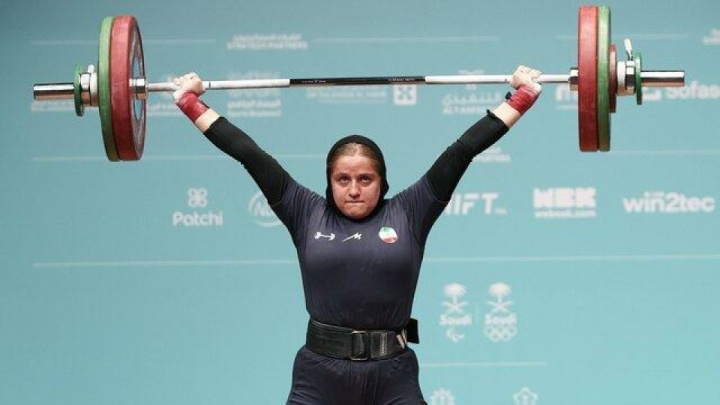 درخشش دختر وزنه‌بردار ایران با یک طلا و ۲ برنز در بازی‌های کشورهای اسلامی