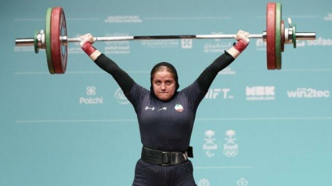 درخشش دختر وزنه‌بردار ایران با یک طلا و ۲ برنز در بازی‌های کشورهای اسلامی