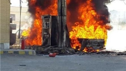 وقوع انفجار در پمپبنزین جهرم