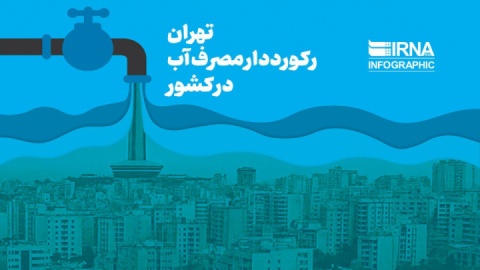 اینفوگرافیک/ تهران، رکورددار مصرف آب در کشور