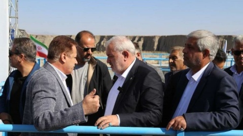 طرح تأمین آب شهرهای جیرفت، کهنوج و شهرک انصارالمهدی جیرفت افتتاح شد