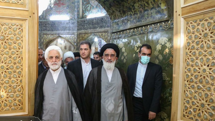 رئیس قوه قضاییه وارد قم شد