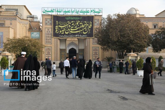 اقامه نماز باران حرم حضرت عبدالعظیم حسنی (ع)