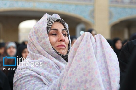 اقامه نماز باران حرم حضرت عبدالعظیم حسنی (ع)