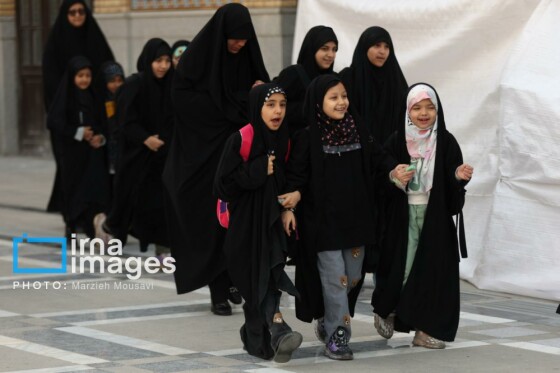 اقامه نماز باران حرم حضرت عبدالعظیم حسنی (ع)