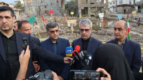 ادای احترام سخنگوی وزارت امور خارجه به شهدای جنایت رژیم صهیونیستی در آستانه اشرفیه