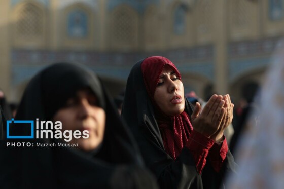 اقامه نماز باران حرم حضرت عبدالعظیم حسنی (ع)