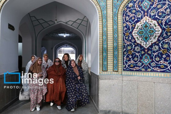 اقامه نماز باران حرم حضرت عبدالعظیم حسنی (ع)