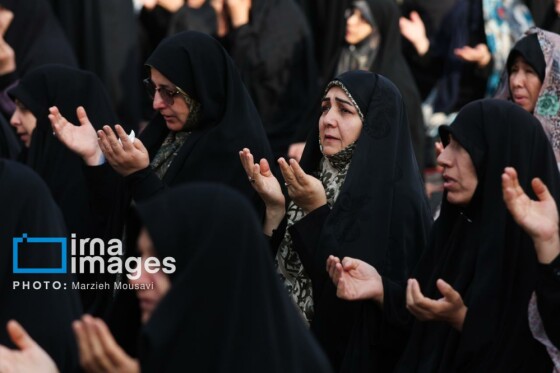 اقامه نماز باران حرم حضرت عبدالعظیم حسنی (ع)