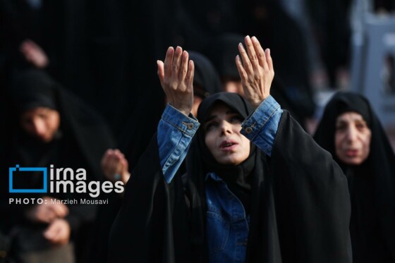 اقامه نماز باران حرم حضرت عبدالعظیم حسنی (ع)