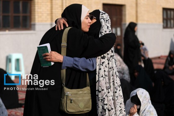 اقامه نماز باران حرم حضرت عبدالعظیم حسنی (ع)