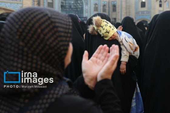 اقامه نماز باران حرم حضرت عبدالعظیم حسنی (ع)