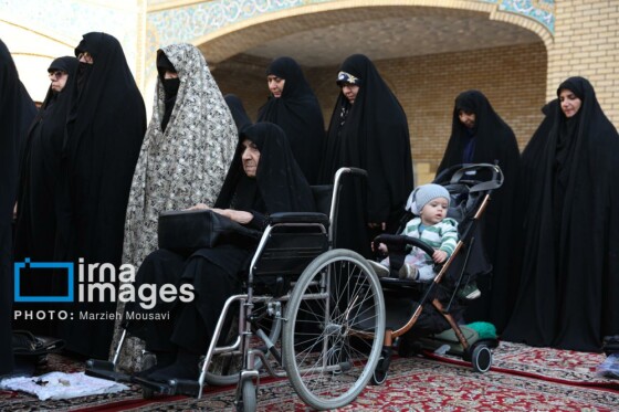 اقامه نماز باران حرم حضرت عبدالعظیم حسنی (ع)