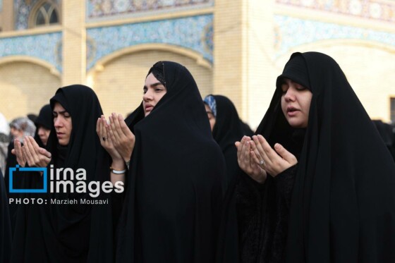 اقامه نماز باران حرم حضرت عبدالعظیم حسنی (ع)