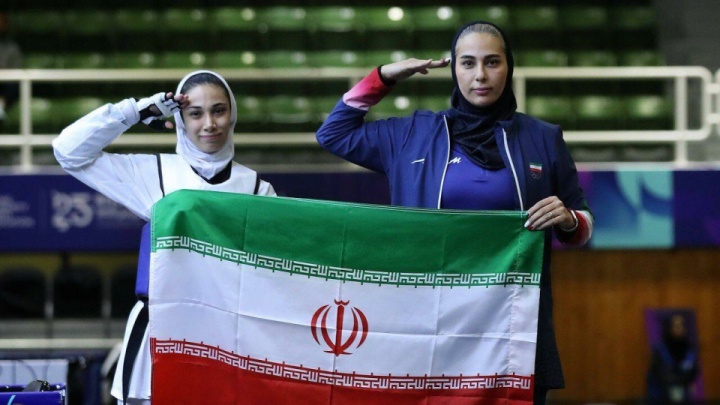 طلای بانوی تکواندوکار ایران در ریاض
