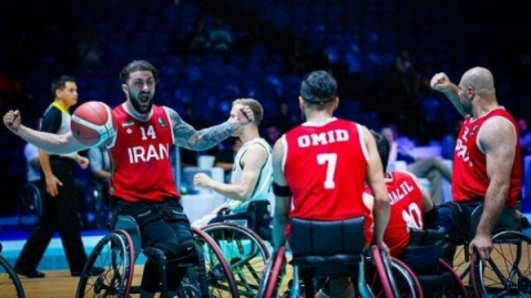 تیم ملی بسکتبال با ویلچر ایران سوم آسیا شد