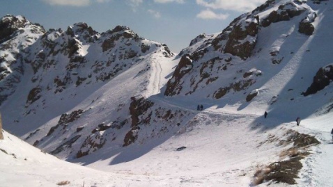 فیلم/ بارش نخستین برف پاییزی در ایستگاه هفت توچال تهران