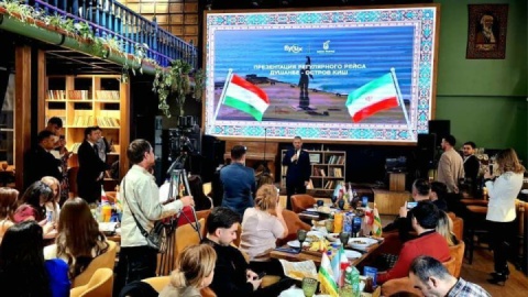 مراسم اعلام راه‌اندازی پرواز مستقیم دوشنبه-کیش با حضور سفیر ایران در تاجیکستان