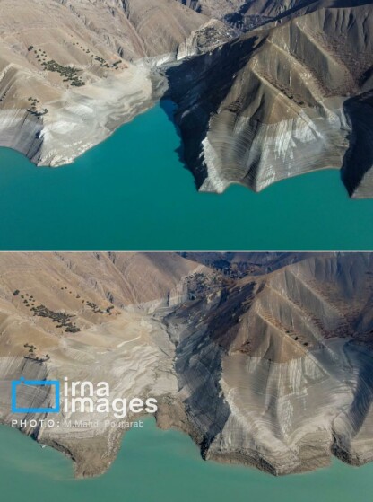 خشکترین وضعیت سد کرج در یک دهه اخیر