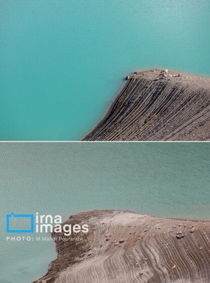 خشک‌ترین وضعیت سد کرج در یک دهه اخیر