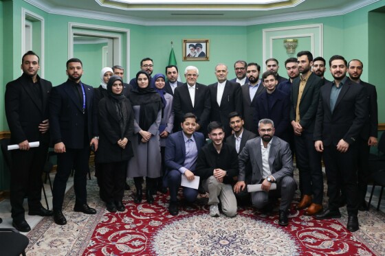 دیدار با نمایندگان دانشجویان ایرانی دانشگاه‌های روسیه