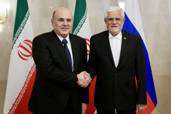 دیدار معاون اول رئيس‌جمهور با نخست وزیر روسیه