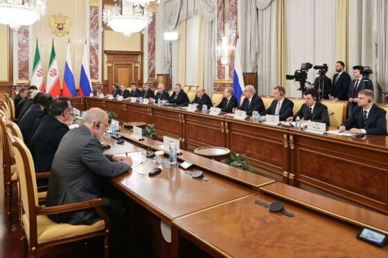 دیدار معاون اول رئيس‌جمهور با نخست وزیر روسیه