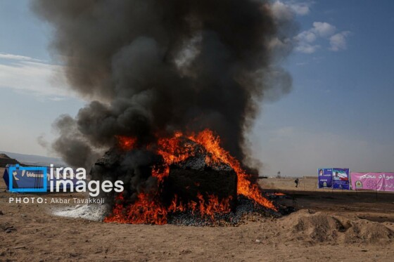 امحای ۲۰ تن مواد مخدر