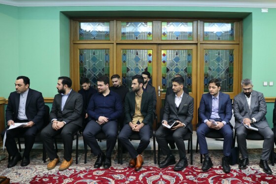 دیدار با نمایندگان دانشجویان ایرانی دانشگاه‌های روسیه