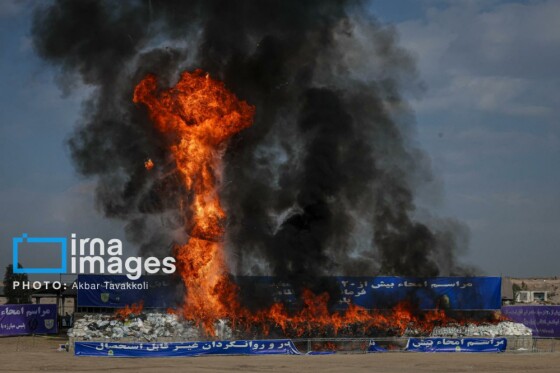 امحای ۲۰ تن مواد مخدر