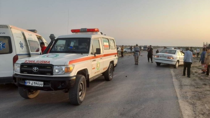 تصادف خودروی حامل اتباع خارجی در مسیر سراوان - خاش ۹ کشته برجا گذاشت