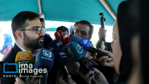 گزارش تصویری/ اعضای هیأت دولت در جمع خبرنگاران