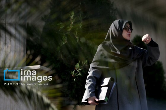 اعضای هیأت دولت در جمع خبرنگاران