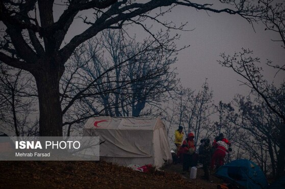 عملیات مهار آتشسوزی مناطق کوهستانی روستاهای دلیر و الیت