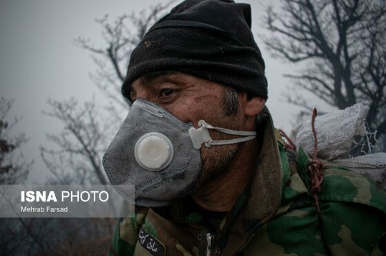 عملیات مهار آتشسوزی مناطق کوهستانی روستاهای دلیر و الیت