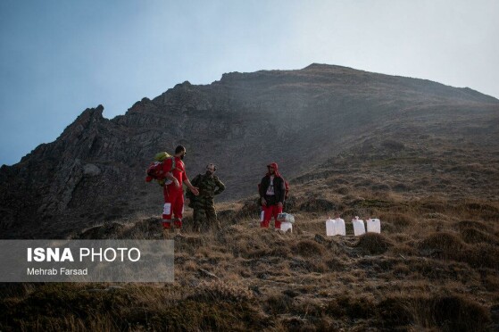 عملیات مهار آتشسوزی مناطق کوهستانی روستاهای دلیر و الیت