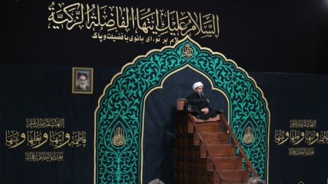 فیلم/ آنچه در شب دوم مراسم عزاداری حضرت زهرا(س) در حسینیه امام خمینی(ره) گذشت