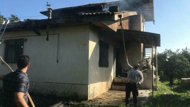 آتش سوزی در واجارگاه، جان یک زن ۷۹ ساله را گرفت