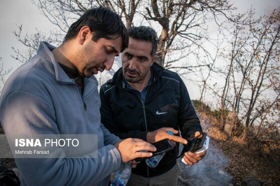 عملیات مهار آتشسوزی مناطق کوهستانی روستاهای دلیر و الیت