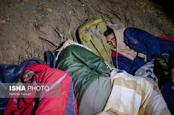 عملیات مهار آتش‌سوزی مناطق کوهستانی روستاهای دلیر و الیت