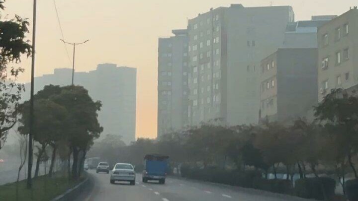 هوای تبریز در وضعیت قرمز