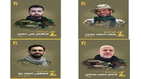 شهادت ۴ نیروی حزب الله در پی حمله رژیم صهیونیستی به جنوب بیروت