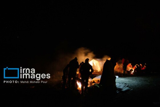 مهار آتشسوزی جنگل الیت