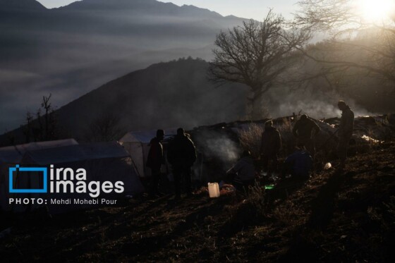 مهار آتش‌سوزی جنگل الیت